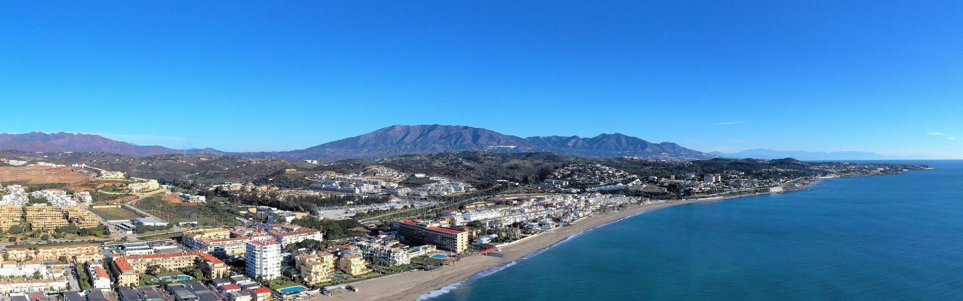 Drone view of the town