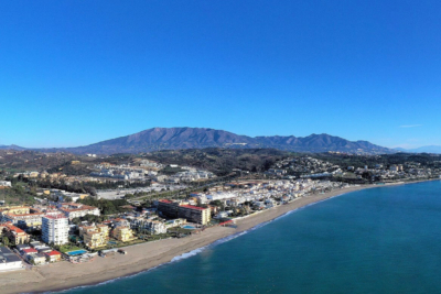 Drone view of the town